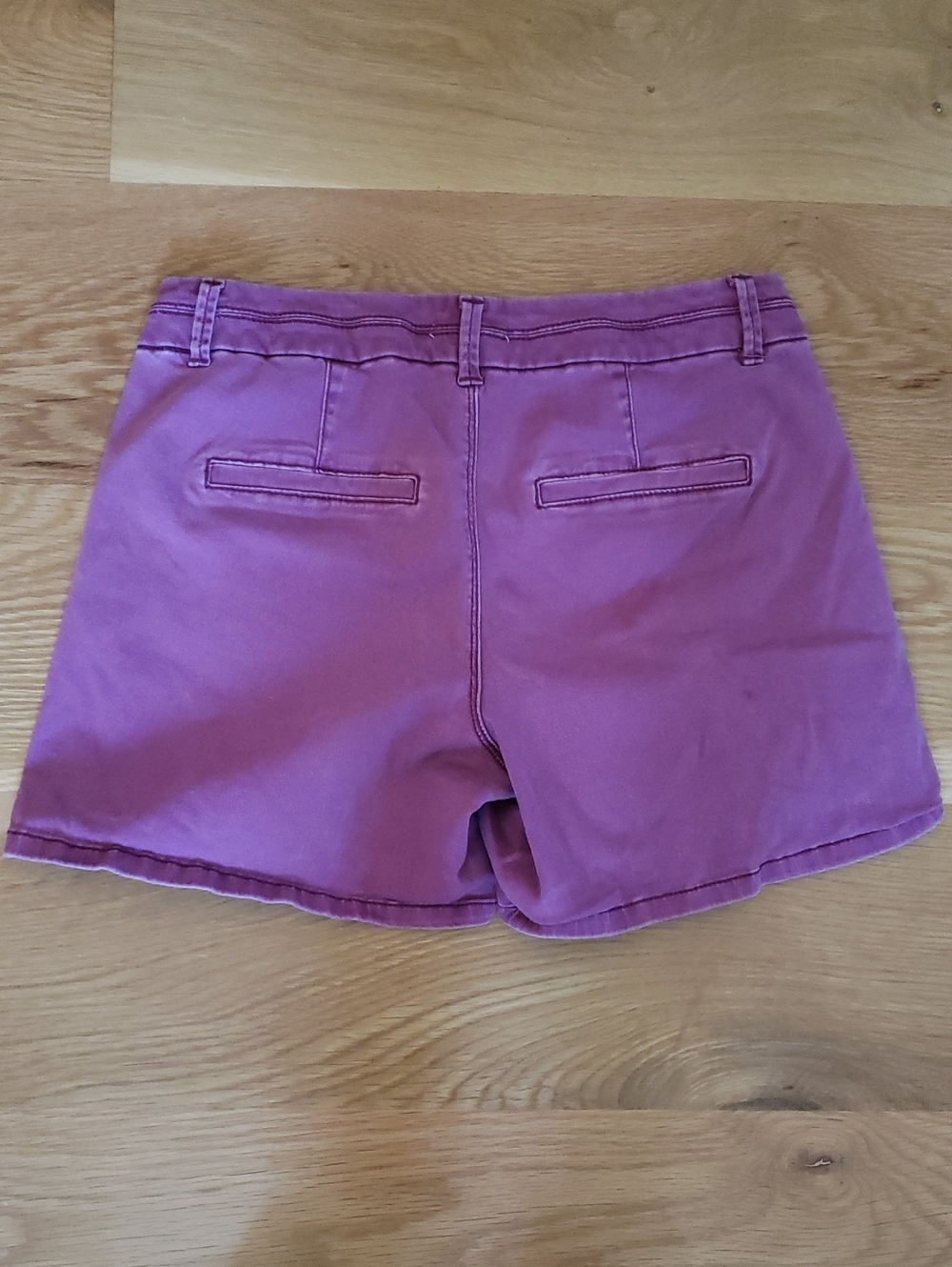 Maurices Purple/Pink Chino Women’s Shorts - Picture 2 of 7